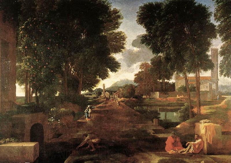 Nicolas Poussin A Roman Road 1648 Oil on canvas